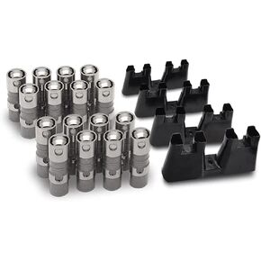 WENJTP LS7 LS2 16 Performance Hydraulic Roller Lifters & 4 Guides 12499225 HL124 12595365 Compatible with Chevy GM 7.0L 6.2L 6.0L 5.7L 5.3L 4.8L V8