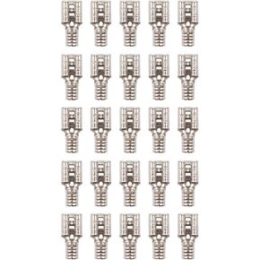 توريد الطلب T1112 25 حزمة ارتفاع درجة الحرارة قطع الاتصال السريع 12-10 AWG أنثى 1/4 بوصة علامة التبويب in Kuwait