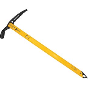فأس الجليد من سينج روك جريفيل G1 من الفولاذ الكربوني المتين | عظيم لتسلق الجبال | أصفر، 58 سم in Kuwait