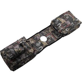 X AUTOHAUX 1-Pack Quad ATV 4-Wheeler Saddlebags Cargo Pouch Storage UTV Motorcycle Gas Tank Saddle Bag for ATV UTV Snowmobile Motorcycle Camouflage
