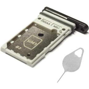 Galaxy S23 FE SIM Card Tray Dual Replacement S23FE Sim Card Slot Holder for Samsung Galaxy S23 FE 5G 6.4" S711 S711W SM-S711U Sim Card Tray Repair Part with Opening Needle (Graphite)