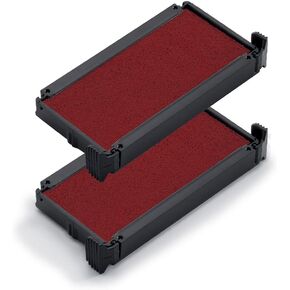 Trodat Replacement Pads, Printy 4912 Stamp, 2 Pack, Red (6/4912RED)