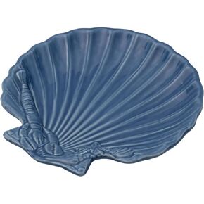 Fitz and Floyd Coastal Home Shell Blue Plate