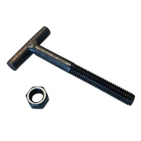 T Bolt for Header Flange and Exhaust Pipe - 3/8-16, 3-1/2" Long, 2" Threaded