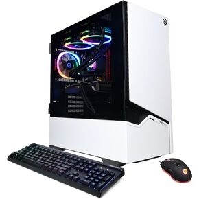 كمبيوتر CyberPowerPC Gamer Supreme Liquid Cool للألعاب، AMD Ryzen 7 7800X3D 4.2 جيجا هرتز، GeForce RTX 4070 Super 12 جيجا، 32 جيجا DDR5، 1 تيرابايت PCIe Gen4 SSD، جاهز للواي فاي ونظام التشغيل Windows 11 Home (SLC8470A) in Kuwait