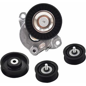 WFLNHB Drive Belt Tensioner with Idler Pulleys 2722000270 Replacement for Mercedes E350 E550 G550 GL550 C300 C350 ML350