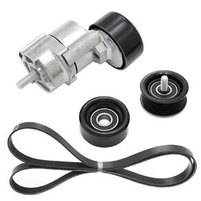 Belt Tensioner & Idler Pulley V-Ribbed Belt Kits Compatible with 10-16 Hyundai Kia 2.0L 2.4L Replacement for 6PK2125, 25281-25000, 2528125000, 25212-2G760, 252122G760
