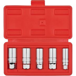 مجموعة Mayouko 5 قطع 3/8 بوصة محرك اعة التوصيل، متري&SAE، CR-V، 5/8 بوصة، 3/4 بوصة، 13/16 بوصة، 14 مم، 18 مم in Kuwait