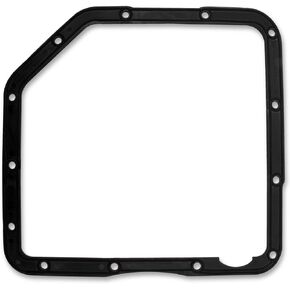 Mr. Gasket 61081MRG Automatic Transmission Oil Pan Gasket Molded Rubber Over Glass Filled Nylon Carrier Reusable Gasket Automatic Transmission Oil Pan Gasket