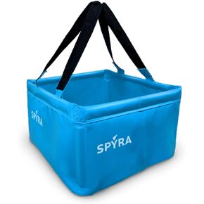 SpyraBase Blue SpyraGear Foldable Indestructable Container 5.3 U.S. Gallon for Endless Water Battles (Outdoor/Garden)