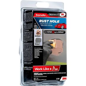طقم إصلاح ثقب الصدأ بوندو 3M، قابل للطلاء، دائم، غير قابل للانكماش، مجموعة واحدة (31591) in Kuwait