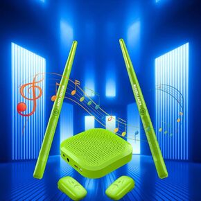 مجموعة طبلة الواقع الافتراضي، مجموعة طبلة كهربائية للأطفال والمراهقين والبالغين، مجموعة طبلة إلكترونية محمولة أجزاء طبلة تدعم MIDI، هدية رائعة لعيد الميلاد in Kuwait