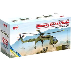 ICM 53054 — Sikorsky CH-54A Tarhe, US Military Heavy Helicopter Model Kit — Plastic Model Kit in 1:35 Scale — Highly-Detailed Replica of The Original Sikorsky CH-54A Tarhe