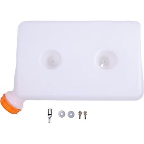 LSSOCH 8L Plastic Portable Fuel Tank Oil Gasoline Plastic Fuel Storage Tank Compatible With Car Turck Air Fuel Oil Gasoline Tank