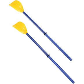 Toddmomy 1 Pair Plastic Paddle Inflatable Kayaks Paddleboard Inflatable Kayak Sail Paddle Board for Kids Water Paddle Boards Removable Boat Oars Canoe Rafting Paddle Inflatable Boat Oars Pp in Kuwait