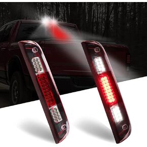 LED Third 3rd Brake Light Rear Cargo Lamp High Mount Stop light for Chevrolet Silverado/for GMC Sierra 1500 2014-2018, 2500HD 3500HD 2015-2018 (Red Lens)