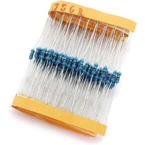 100 Pcs 1K ohm Resistors YIWANSON 0.25 W Metal Film Resistor, Tolerance ±1% 1/4w Metal Film Fixed Resistor for Repair Electronic Systems, Repair Cars, Audio Components, Arduino Projects (1K) in Saudi Arabia