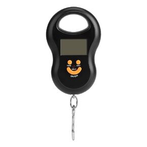 Oumefar Electronic Digital Scale Small Backlight LCD Display Luggage Scale Portable Handheld Balance Scale Weighing Tool with a Hanging Hook for Fishing Postal Package Fruit Vegetable Meats