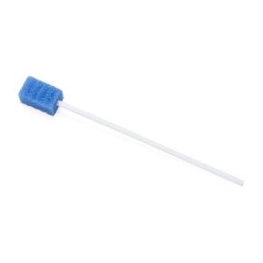 Medline DenTips Disposable Oral Swabs, Adult Untreated, Gentle & Hygienic Oral Care, Blue, 20 Swabs Per Bag, Pack of 50 (1000 Swabs Total)