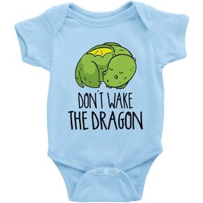 بدلة رومبير عضوية لحديثي الولادة من Don't Wake The Dragon للأطفال الأولاد والبنات