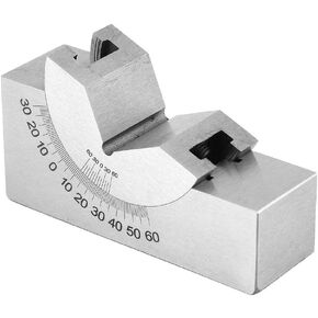 كتلة الزاوية، مؤشر دقيق من الفولاذ المقاوم للصدأ AP30 يشير إلى ضبط إمالة ستبليس زاوية طحن كتلة على شكل حرف V لآلة الطحن ومثقاب المسوي in Kuwait