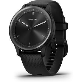 Garmin vivomove Sport, Hybrid Smartwatch, Health and Wellness Features, Touchscreen, Cocoa (Renewed)