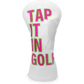 Golf Club Head Covers for Drivers, Fairway Woods, and Hybrids, Premium Leather Golf Headcovers Set with Interchangeable No. Tags Fits Most of Golf Woods