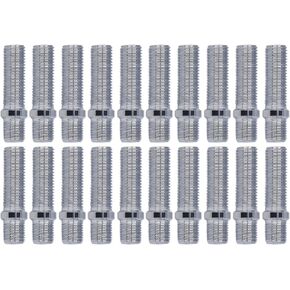 KIMISS Wheel Stud Kit, 20pcs Wheel Conversion Stud 50mm Length 33mm Shank Wheel Screw Adapter Replacement for Mercedes Benz (M12x1.25 to M12x1.5)