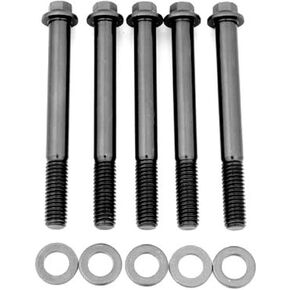 ARP 652-3000 Black Oxide 3/8-16" RH Thread 3.000" UHL 6-Point Bolt with 3/8" Socket and Washer, (Set of 5)
