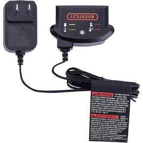 Tacerny LCS1620B Replacement for Black and Decker 20V Lithium Battery Charger, Compatible with Black and Decker 12V and 20V MAX Battery LBXR20 in Saudi Arabia