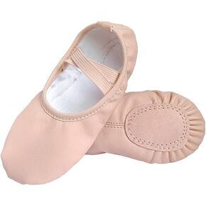 Earlyseabird Ballet Shoes for Girls Toddlers Practice Shoes Girls Ballet Shoe Yoga Shoes Ballet Slippers Flats for Toddler Kids Dancing
