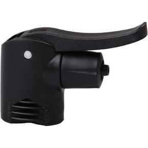 BESPORTBLE 2pcs Replacement Double Pump Head Bike Pump Adaptor Connector for French and American Mouth Bicycle (Black)