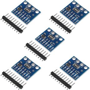 5Pcs INA226 Module Voltage Detector Bi-Directional Current and Power Monitor Module Alarm 20A IIC 0V-36V Current Sensor Power Supply Meter Module