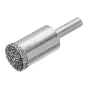 uxcell Diamond Grinding Mounted Point, 16mm 100 Coarse Grits Spherical Concave Head Bead Fine Grinding Bit for Jade Amber Stone Beeswax Glass