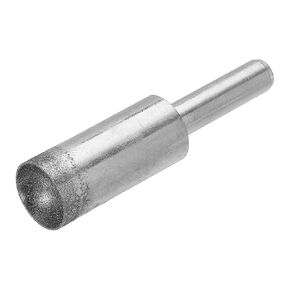 uxcell Diamond Grinding Mounted Point, 12mm 600 Fine Grits Spherical Concave Head Bead Coarse Grinding Bit for Jade Amber Stone Beeswax Glass