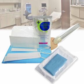Ultrasound Probe Cover, Latex-Free Sterile Disposable Clear, 7“ x 48", Individual Packaging, 50 Pcs