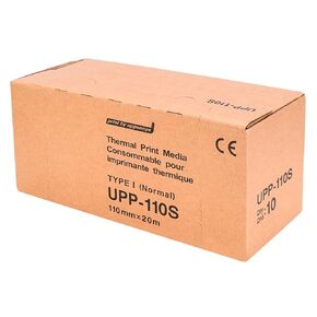 Sony Compatible UPP-110S Ultrasound Paper 10 Rolls,Type I Black and White Video Thermal Print Media Upp-110S,110mm x 20m
