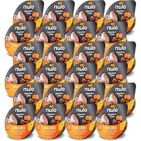 Nulo Small Breed Dog Signature Stew Chicken & Salmon in Broth, 24 x 2.8 oz Cup