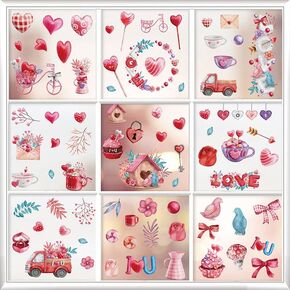 Summer Gel Window clings Fruits Drinks Beaches Ocean Animals Prints for Toddlers Classroom Home Nursery Birthday Party Holiday Supplies (WS014)