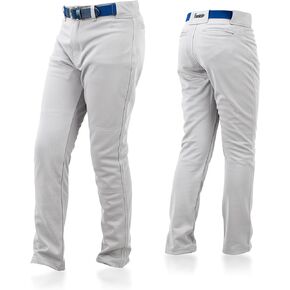 Franklin Sports Youth Baseball + Softball Pants - Knee High + Relaxed Fit Kids Baseball Pants - White, Black + Grey Pants