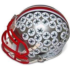 Ohio State Buckeyes New Chrome Flash Limited Edition Revolution Speed Mini Football Helmet