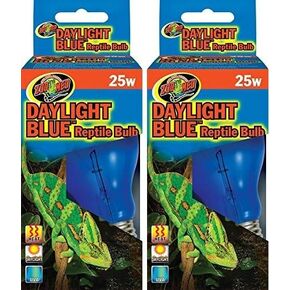 Zoo Med Daylight Blue Reptile Bulb (Set of 2) Watt: 25 Watts