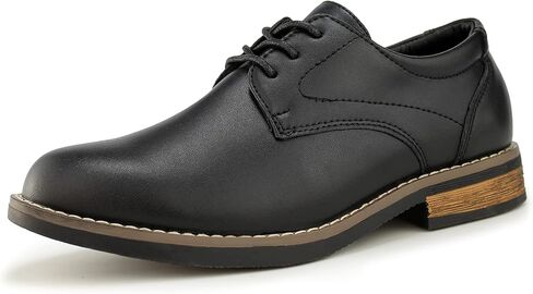 أحذية Hawkwell Kids Boys Oxfords الكلاسيكية الرسمية المريحة للمدرسة (طفل صغير/طفل صغير/طفل كبير) in Kuwait