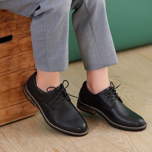 أحذية Hawkwell Kids Boys Oxfords الكلاسيكية الرسمية المريحة للمدرسة (طفل صغير/طفل صغير/طفل كبير) in Kuwait