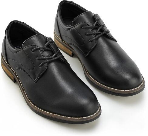 أحذية Hawkwell Kids Boys Oxfords الكلاسيكية الرسمية المريحة للمدرسة (طفل صغير/طفل صغير/طفل كبير) in Kuwait