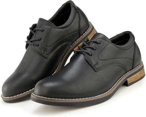 أحذية Hawkwell Kids Boys Oxfords الكلاسيكية الرسمية المريحة للمدرسة (طفل صغير/طفل صغير/طفل كبير) in Kuwait