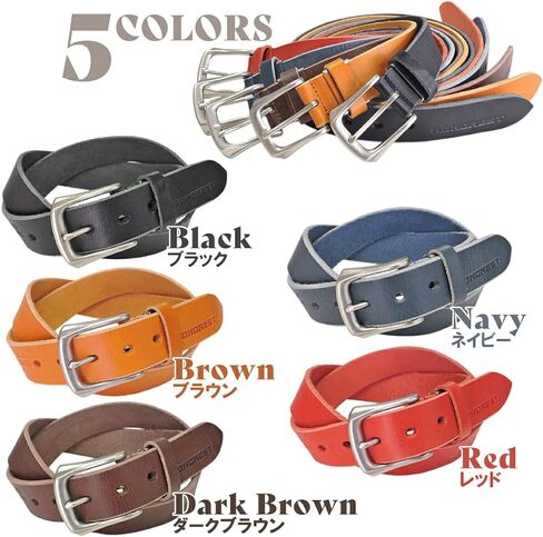 MOMCREST Tochigi leather belt Width 1.37" genuine leather made in Japan MC-519 in Saudi Arabia