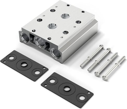 TAILONZ PNEUMATIC 3/8 بوصة 300 متر 4-موضع مشعب 4V310-10 قاعدة صمام الملف اللولبي المنوع قاعدة صمام الملف اللولبي مع الملحقات in Kuwait