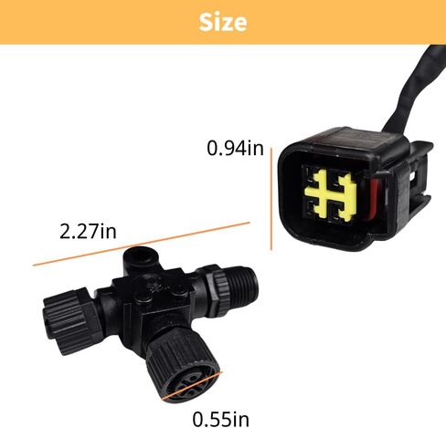 كابل واجهة المحرك NITOYO 000-0120-37 3004.6865 متوافق مع محرك Yamaha الخارجي كابل واجهة 4.5 متر/15 قدم يناسب شبكة NMEA 2000 مع موصل T in Kuwait