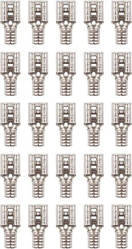 توريد الطلب T1112 25 حزمة ارتفاع درجة الحرارة قطع الاتصال السريع 12-10 AWG أنثى 1/4 بوصة علامة التبويب in Saudi Arabia